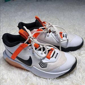 Nike White and Orange Athletic Shoes